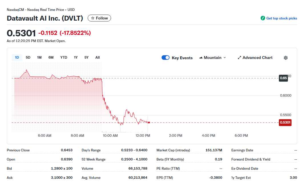 Datavault AIs Bold Move A Special Warrant Dividend and What It Means for Investors